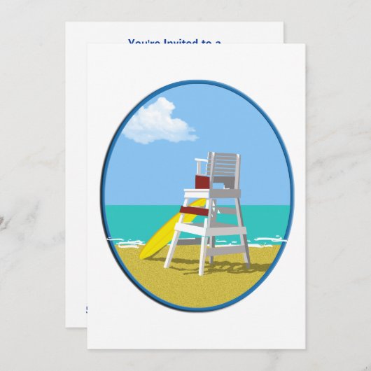 Life Guard-standaard Kaart (Voorkant / Achterkant)