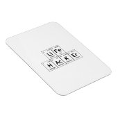 LiFe HAcKEr Chemistry Elements Periodic Table Word Magneet (Rechterzijde)