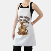 Life Happens Coffee HeAll-Over Print Apron, Medium Schort (Insitu)