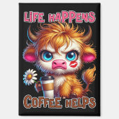 Life Happens Coffee Helps Magneet (Voorkant)