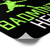 Life Happens Dminton helpt grappige Dminton Poster (Hoek)