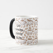 LIFE HAPPENS... KOFFIE HELPT MOK 11oz (Voorkant links)