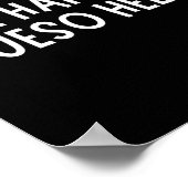 Life Happens Queso Helps Shirt Funny Queso Lover H Poster (Hoek)