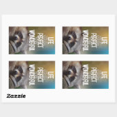 LIfe hoeft geen perfecte Inspirerend te zijn Rechthoekige Sticker (Vel)