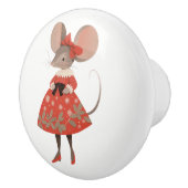 Life in Mice Town Serie # 2 Keramische trek Keramische Knop (Rechts)