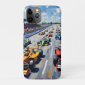 Life in Motion – Indy Car Racing Oil Painting Case-Mate iPhone Case (Achterkant)