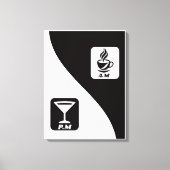 life in two moods canvas afdruk (Voorkant)