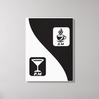 life in two moods canvas afdruk