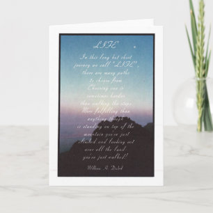 "Life" Inspiration Kaart