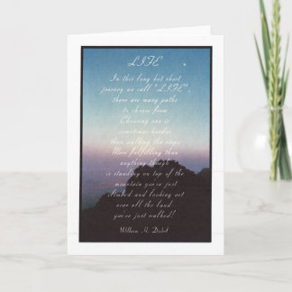 "Life" Inspiration Kaart