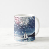 Life is A Dream Fireworks Koffiemok (Voorkant rechts)