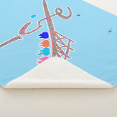 Life is a Roller Coaster Sherpa Deken (3/4)