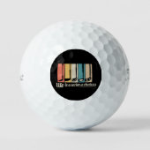 Life Is A Series Of Choices Golf Funny Golfing  Golfballen (Voorkant)