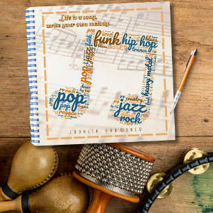 Life is a Song Musical Note Notitieboek