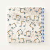 Life is a Song Musical Note Notitieboek (Achterkant)