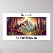 Life is a Trail Poster (Voorkant)