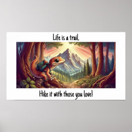 Life is a Trail Poster