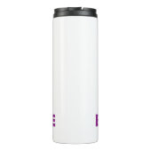 Life Is All About Experience Motivational Quote Thermosbeker (Achterkant)