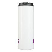 Life Is All About Experience Motivational Quote Thermosbeker (Achterkant)