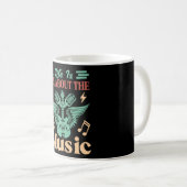 Life Is All About Music Coffee Mug Koffiemok (Voorkant rechts)