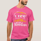 Life Is An Adventure - Hang Gliding T-shirt (Voorkant)