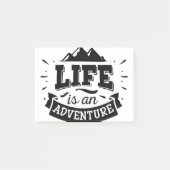 Life is an adventure post-it® notes (Voorkant)