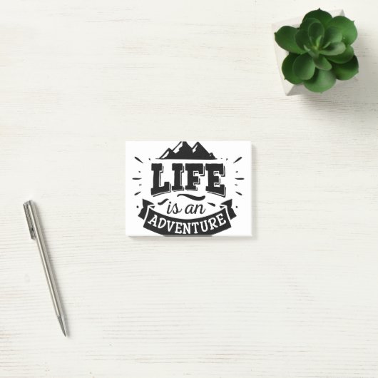 Life is an adventure post-it® notes (Kantoor)