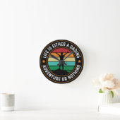 Life is an adventure ronde klok (Huis)