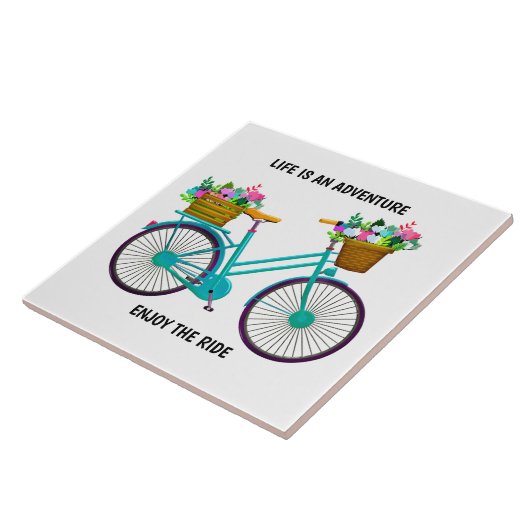 Life is an adventure tegeltje (Zijkant)