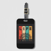 Life Is Beautiful Bagagelabel (Voorkant (verticaal))