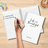 Life is Beautiful Blog Merk Website Checklist Notitieboek