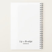 Life is Beautiful Blog Merk Website Checklist Notitieboek (Achterkant)