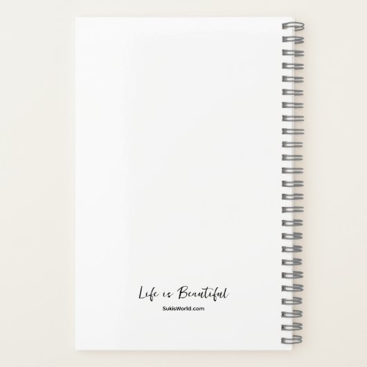 Life is Beautiful Blog Merk Website Checklist Notitieboek (Achterkant)