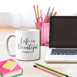 Life is Beautiful Blog Merk Website Koffiemok