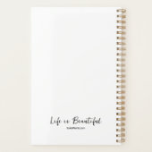 Life is Beautiful Blog Merk Website Planner (Achterkant)
