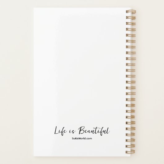 Life is Beautiful Blog Merk Website Planner (Achterkant)