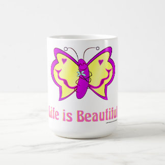 Life Is Beautiful Butterfly Koffiemok