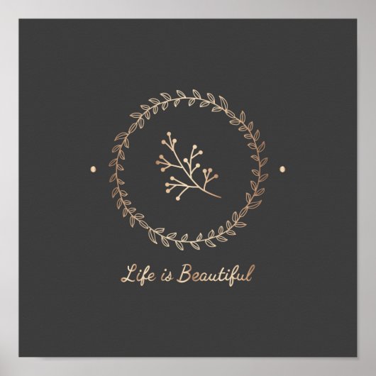Life is Beautiful Poster (Voorkant)