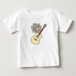 Life is beautiful with my guitar Positieve words