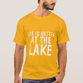 LIFE IS BETER IN DE LAKE T-shirts & sweatshirts (Voorkant)
