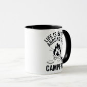 Life Is Better Around The Campfire Design Mok (Voorkant rechts)