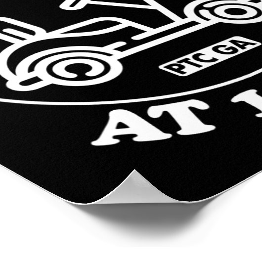 Life Is Better At 15 Mph Ptc Golf Cart Path Life  Poster (Hoek)