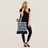 Life is Better At The Beach Nautical Beach Bag Tote Bag (Op model)