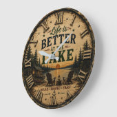 Life Is Better at the Lake House Grote Klok (Hoek)