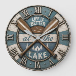 Life Is Better at the Lake Paddle Cabin Lodge Grote Klok