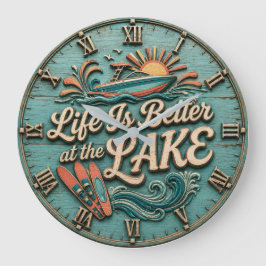 Life Is Better at the Lake Speedboat Lake House Grote Klok