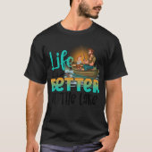 Life is better at the lake t-shirt (Voorkant)