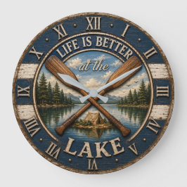 Life Is Better at the Mountain Lake Cabin Grote Klok