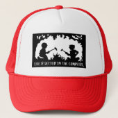 Life Is Better By The Campfire Trucker Pet (Voorkant)