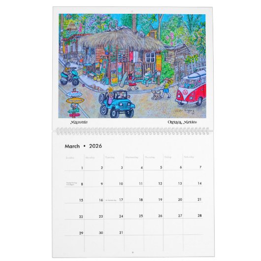 Life is better in Baja Calendar Kalender (Mar 2026)